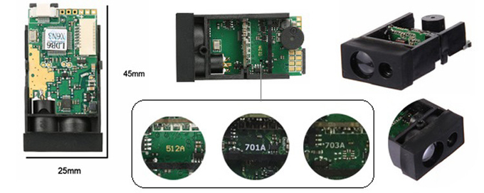 Do sensor exato da distância de JRT M88B 40m saída shortrange de Digitas RXTX